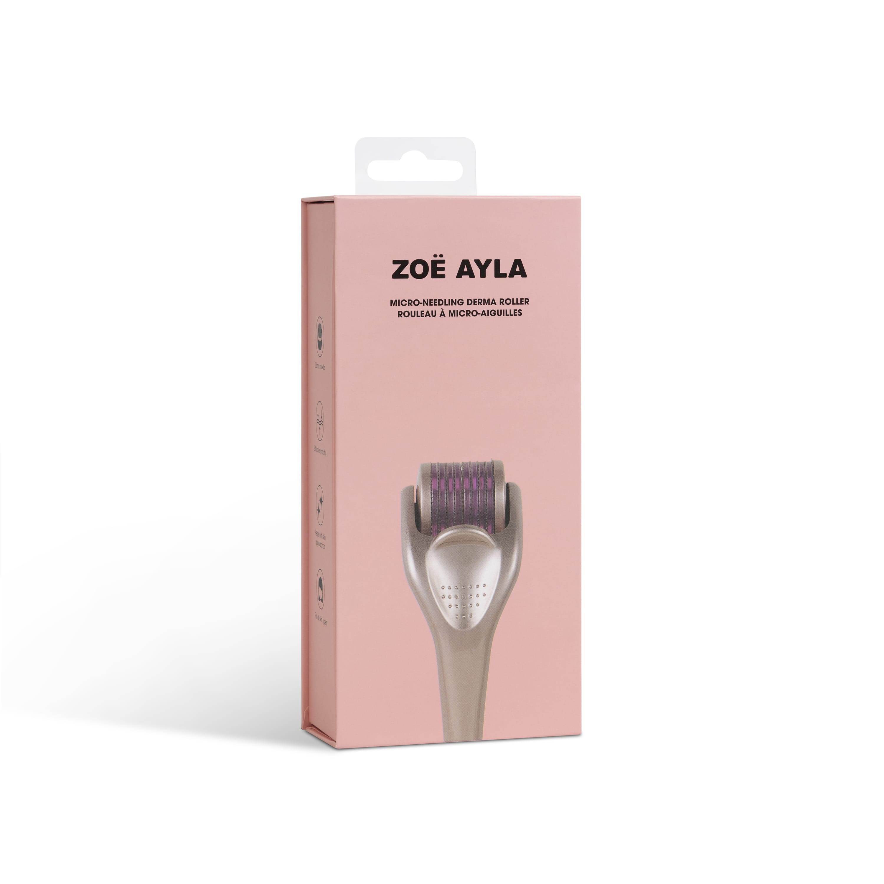 Micro-Needling Derma Roller in Rose Gold