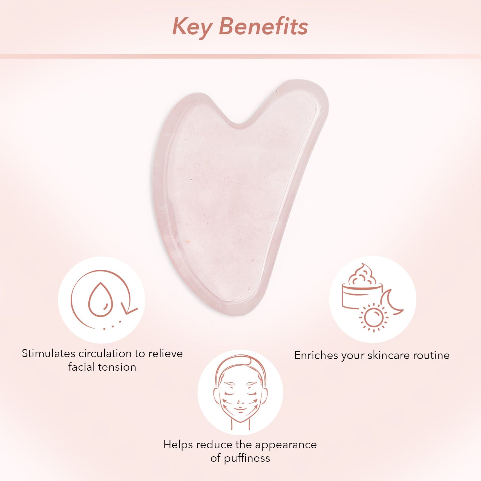 Rose Quartz Gua Sha