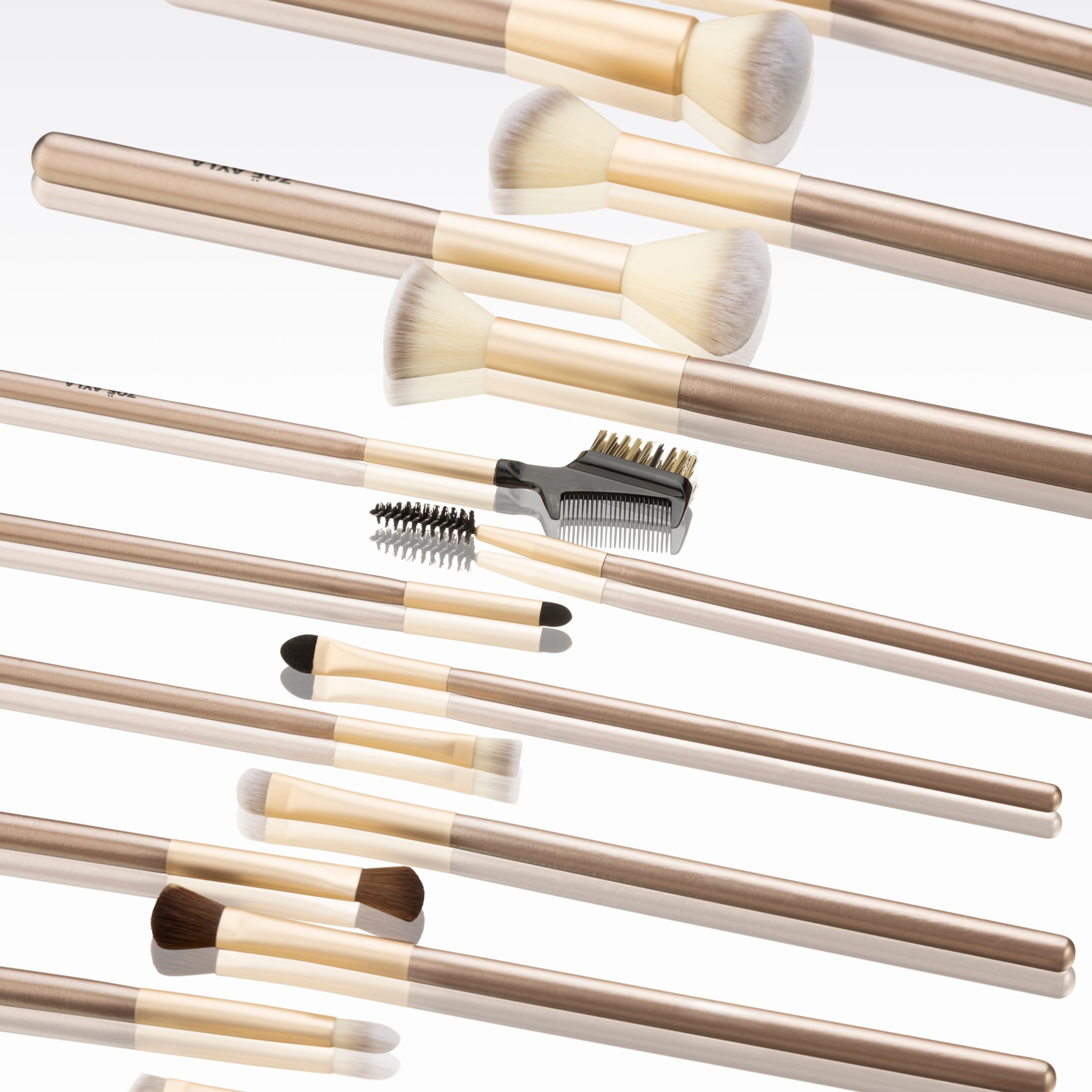 24-Piece Makeup Brush Set with Travel Case