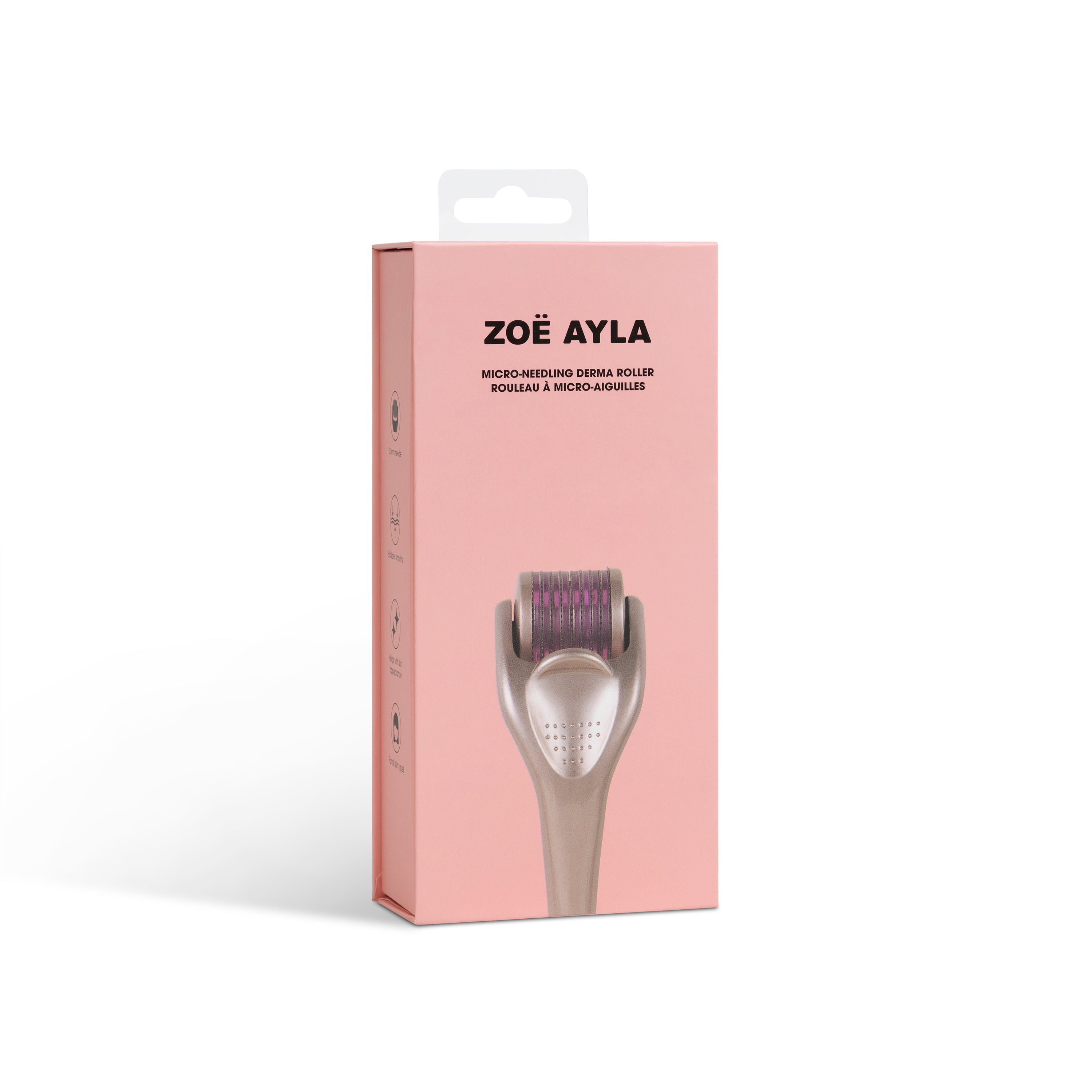 Micro-Needling Derma Roller in Rose Gold