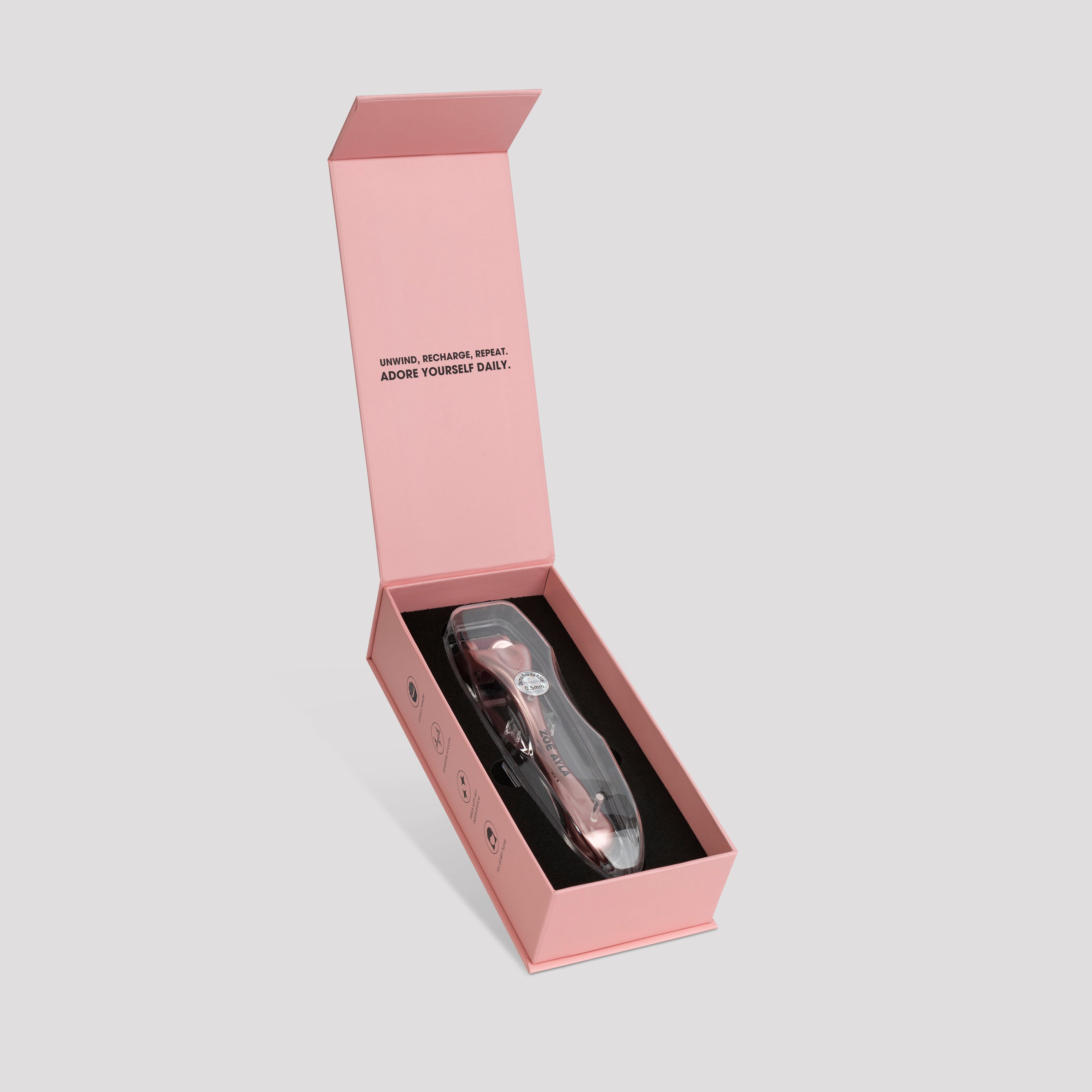 Micro-Needling Derma Roller in Rose Gold