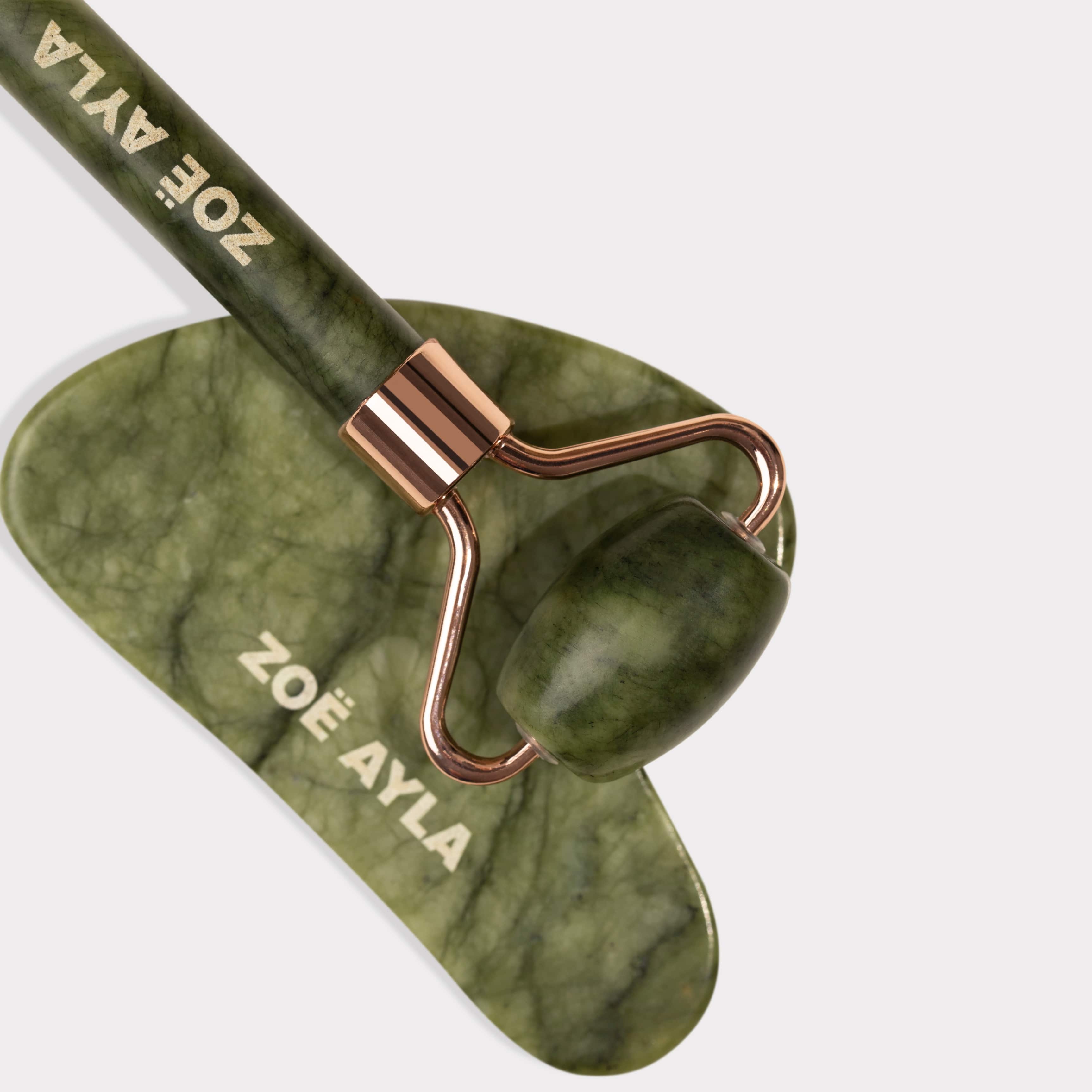 Jade Roller and Gua Sha Set