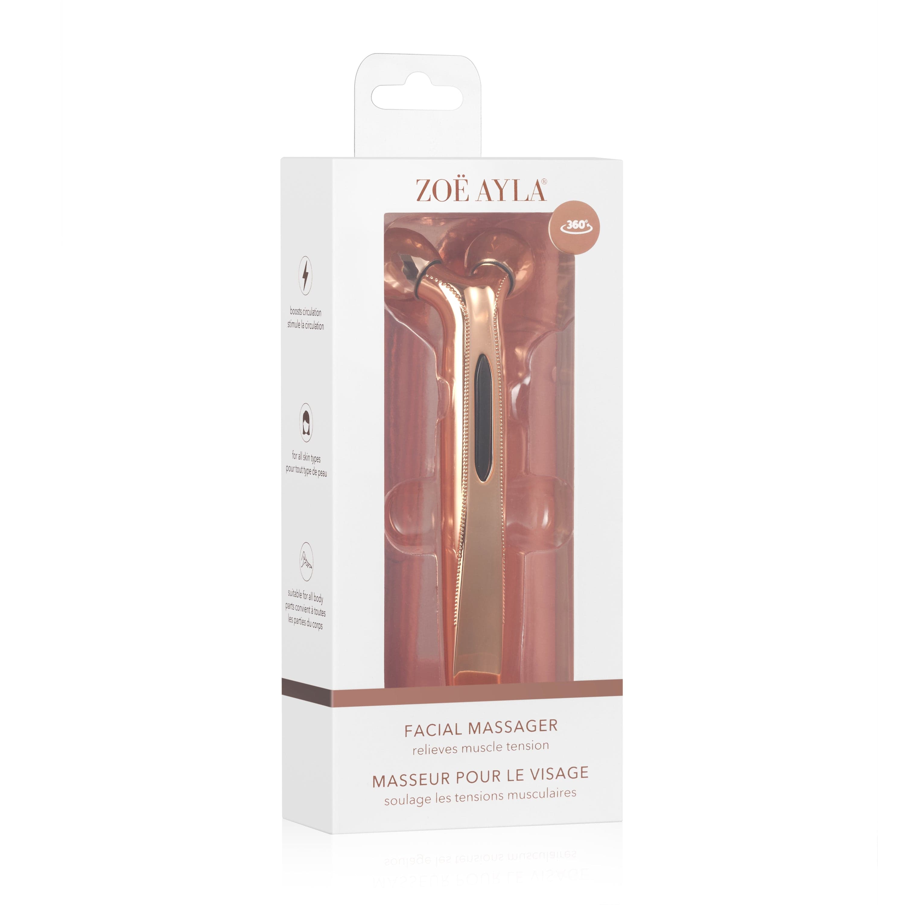 Zoe ayla 3d 2025 mini face massage roller